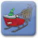 圣诞节雪地橇车之赛