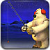 北极熊钓鱼