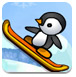 滑雪的企鹅